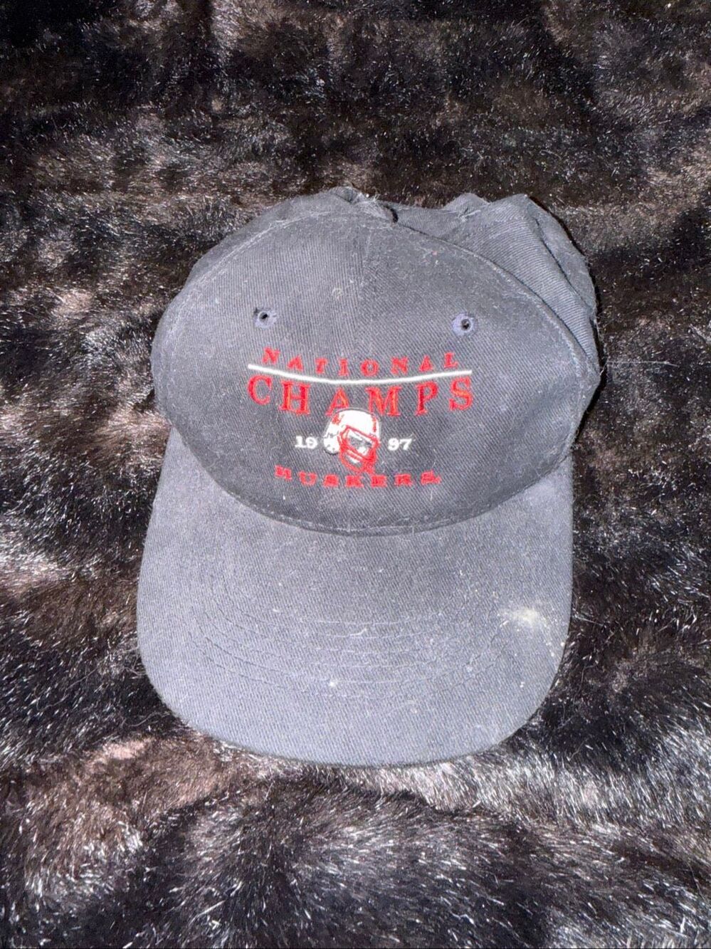 Vintage Top World Nebraska Huskers Cornhuskers National Champions Hat Cap 1997